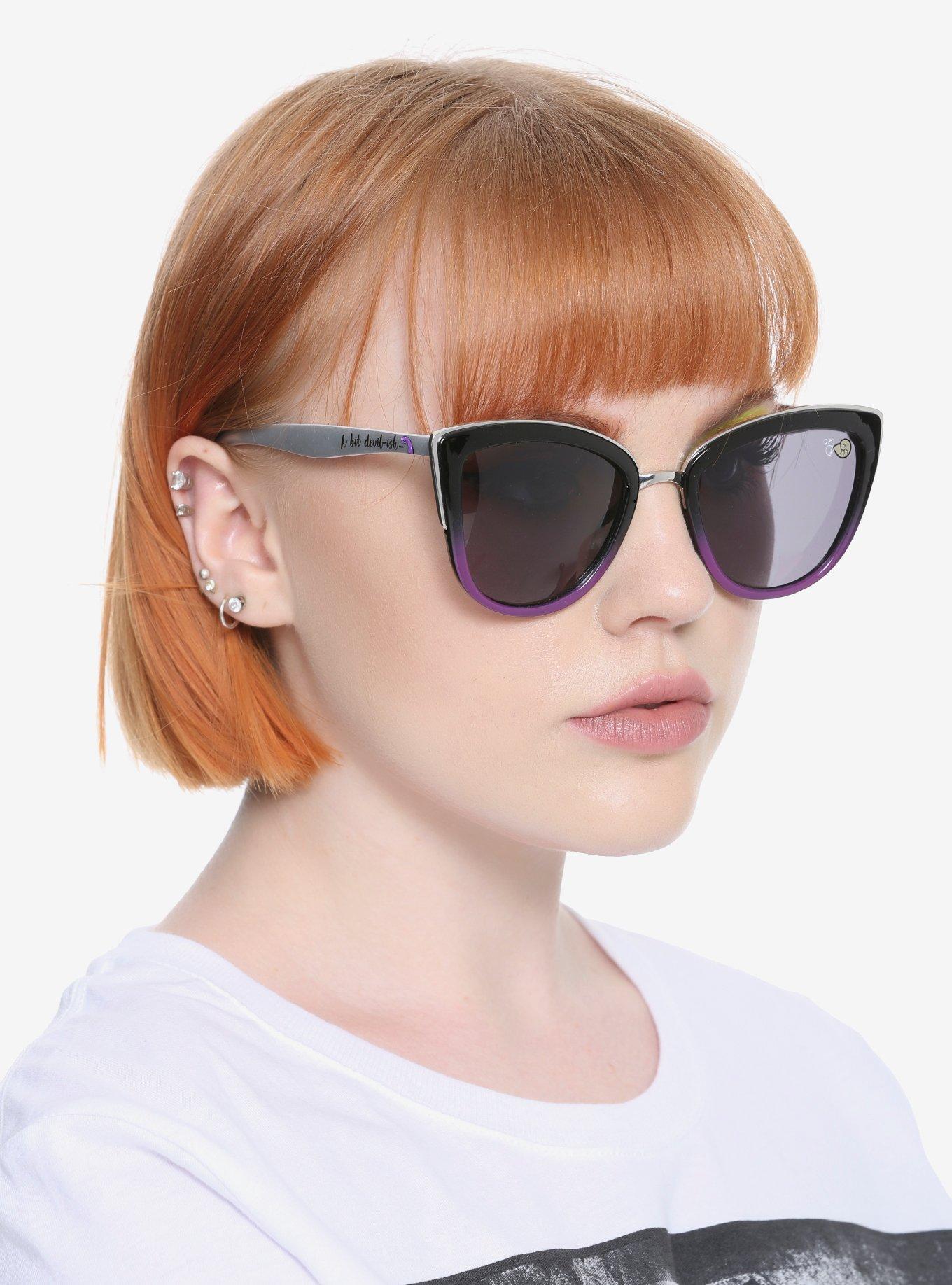 Disney The Little Mermaid Urusla Purple Cat Eye Sunglasses, , hi-res