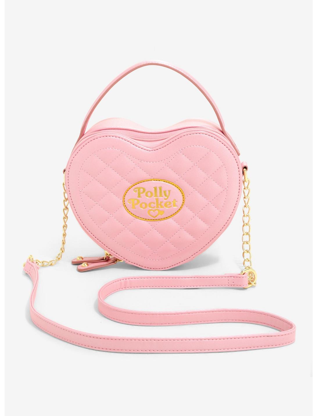 Polly Pocket Quilted Heart Crossbody Bag, , hi-res