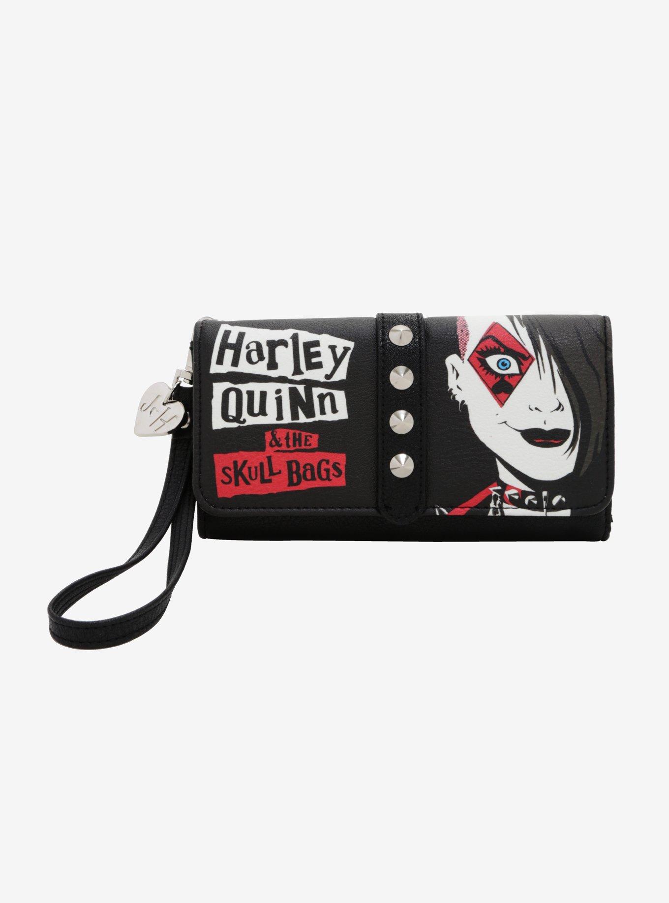 DC Comics Harley Quinn & The Skull Bags Wristlet, , hi-res