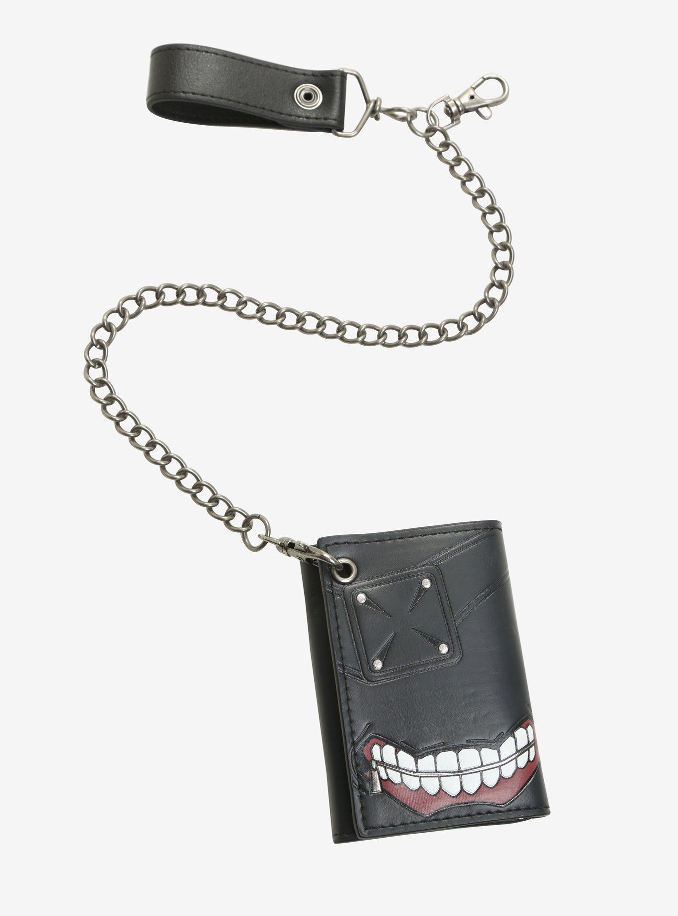 Minimalist Leather Chain Wallet - Fallout Yes