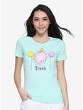 Dr. Seuss The Lorax Speak For The Trees Womens Tee - BoxLunch Exclusive, MINT, hi-res