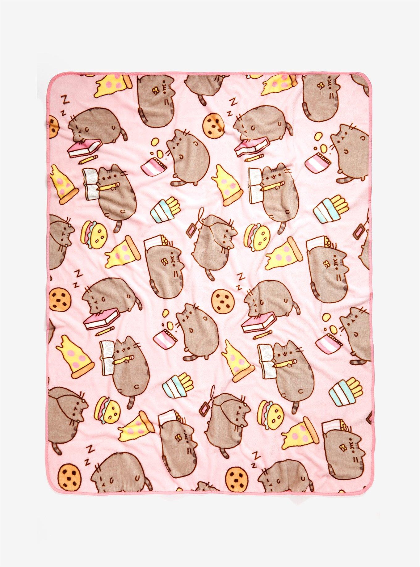 Pusheen Chill Fleece Throw Blanket BoxLunch