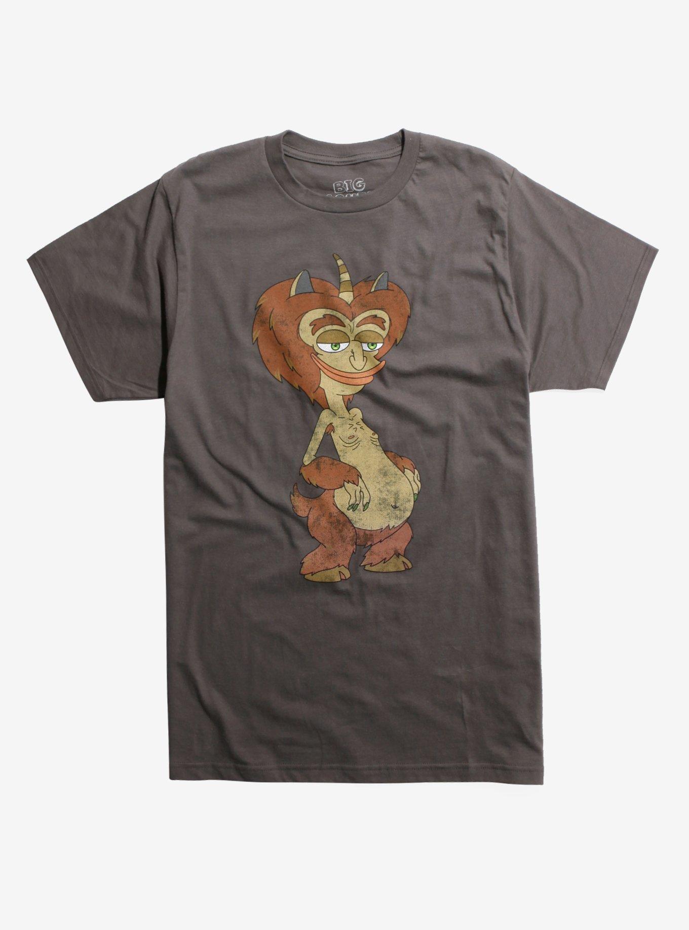 Big Mouth Maurice Hormone Monster T-Shirt, GREY, hi-res