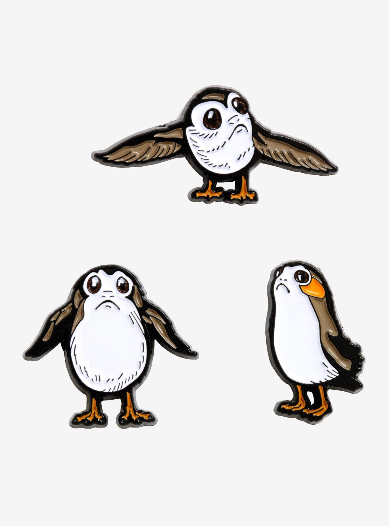 Star Wars: The Last Jedi Porg Enamel Pin Set, , hi-res