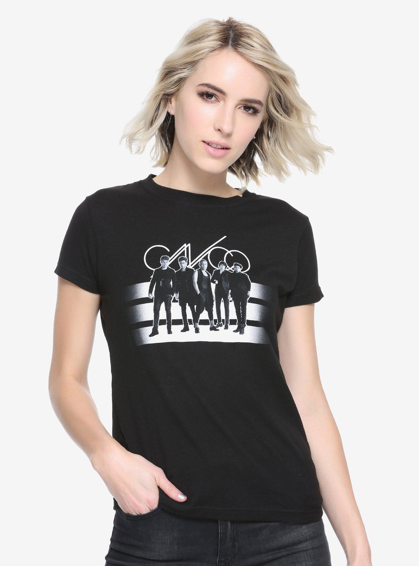 CNCO Group Girls T-Shirt, BLACK, hi-res