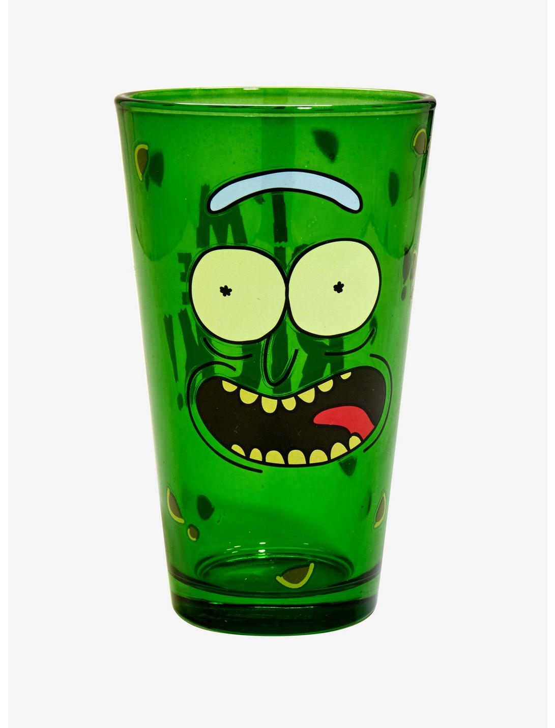 Rick And Morty Pickle Rick Pint Glass, , hi-res