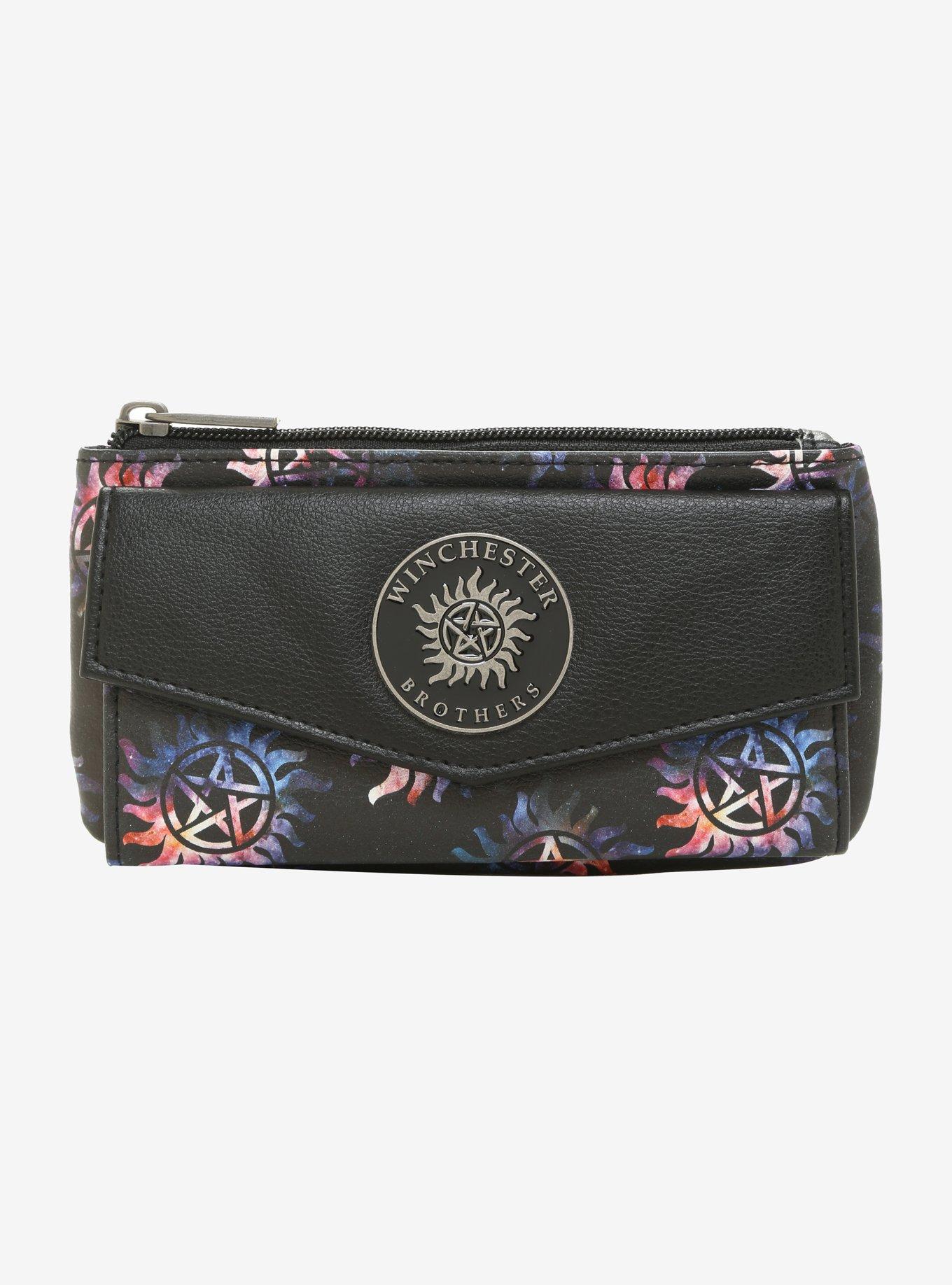 Supernatural Galaxy Anti-Possession Print Flap Wallet, , hi-res