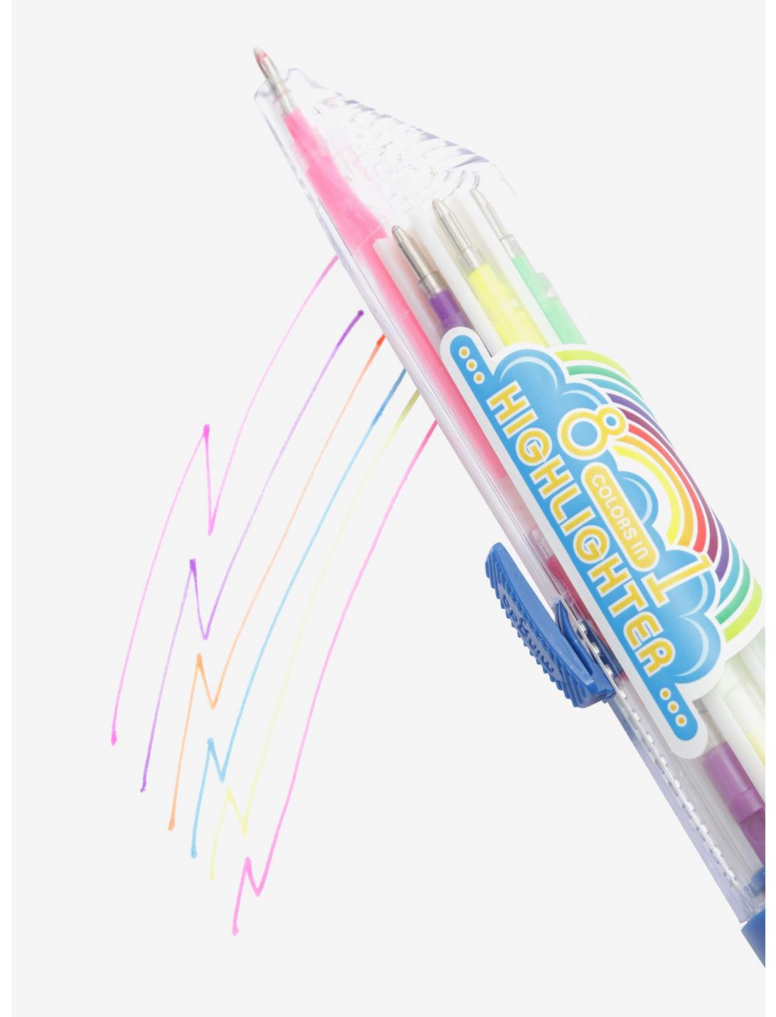 8 Color Highlighter Gel Pen, , hi-res