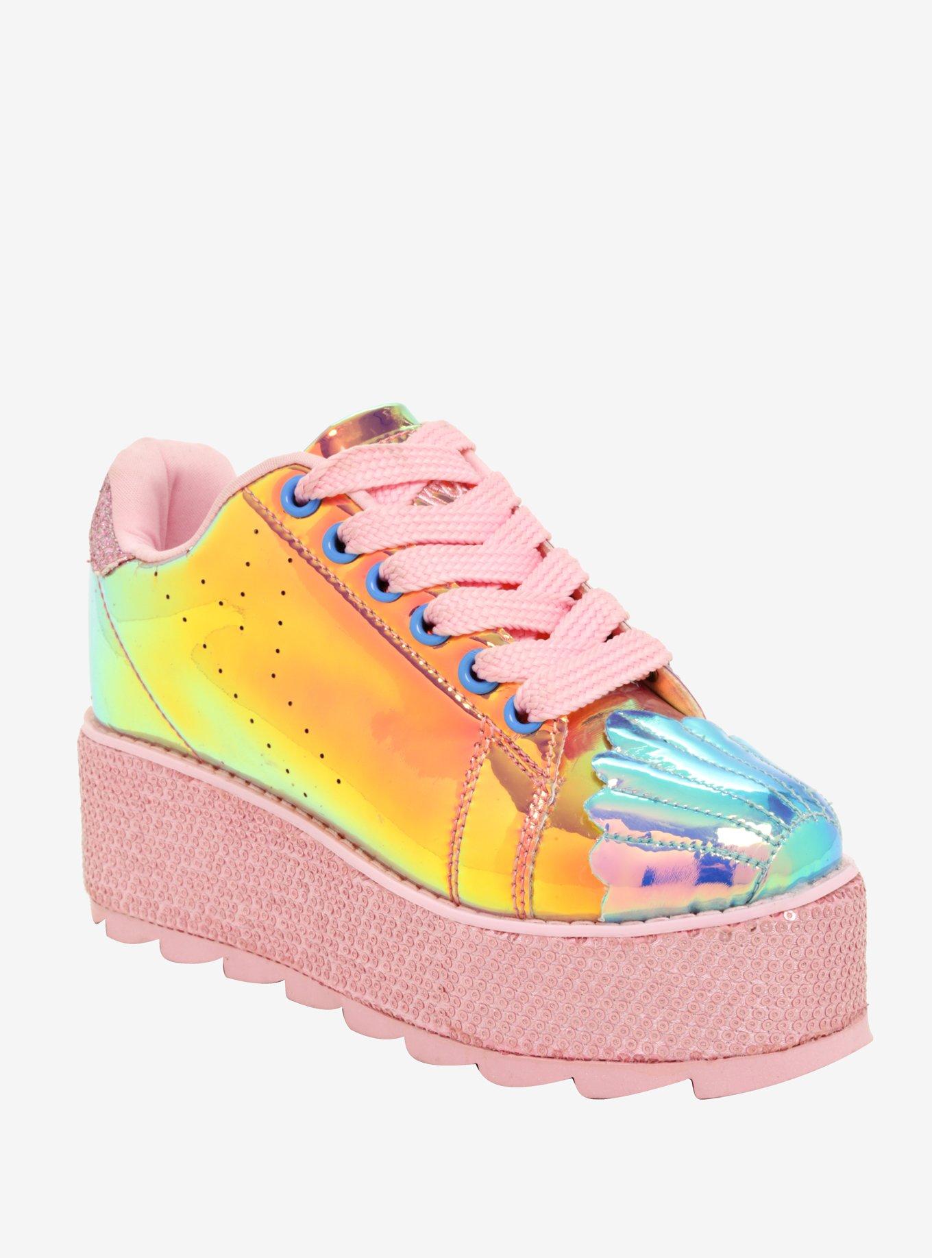 Y.R.U. Lala Mermaid Platform Sneakers, MULTI, hi-res