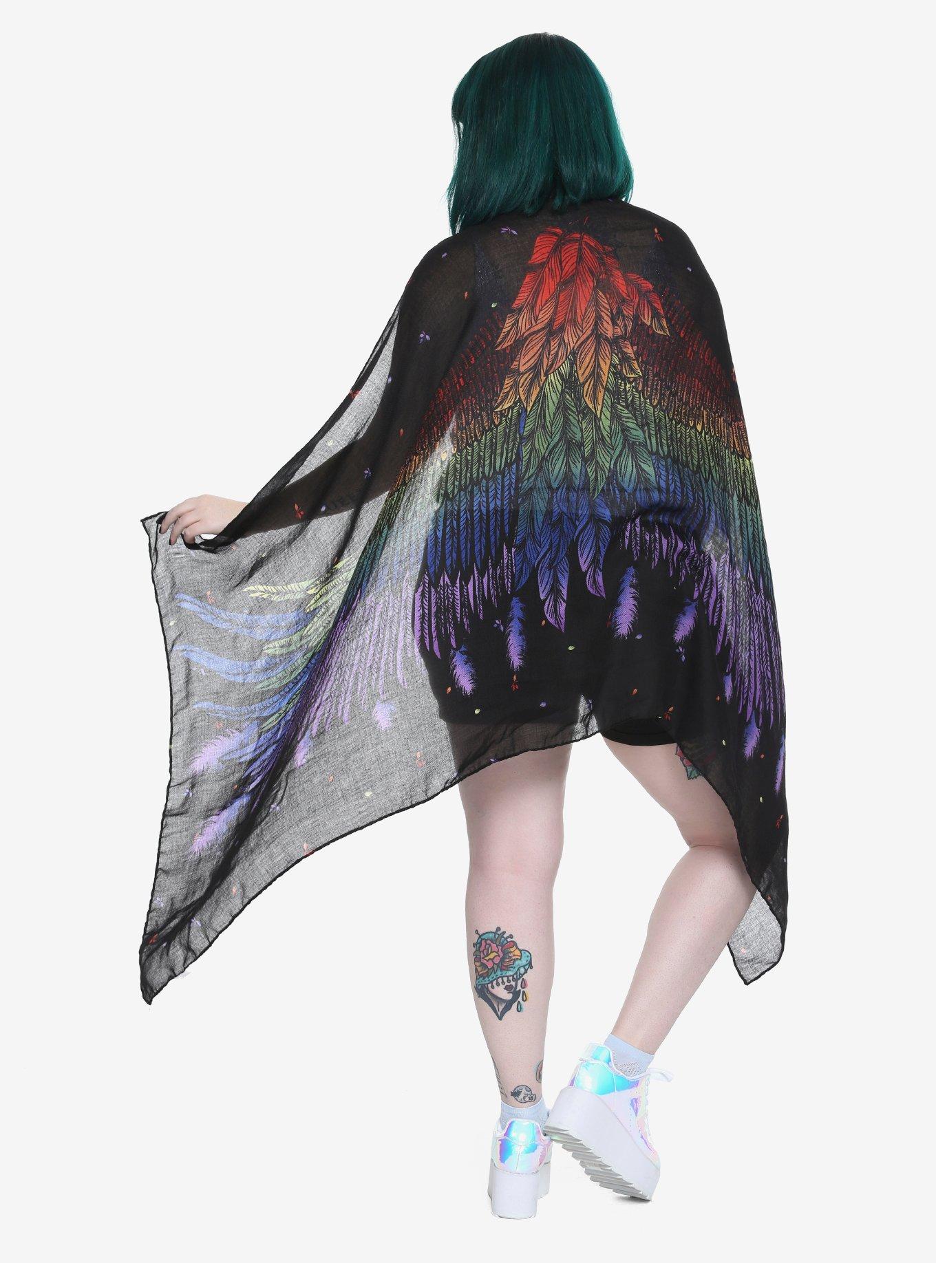 Rainbow Angel Wing Scarf, , hi-res
