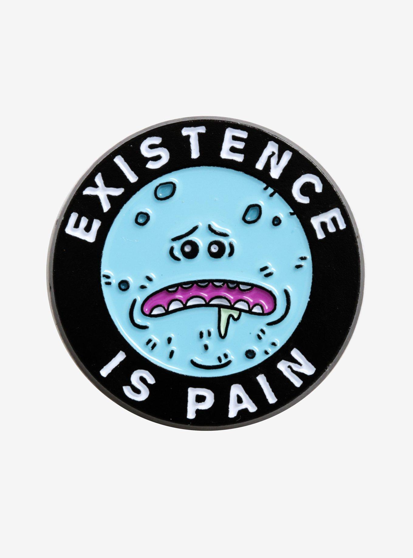 Rick And Morty Mr. Meeseeks Existence Is Pain Enamel Pin | Hot Topic