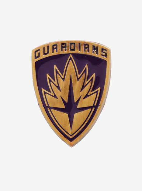 Marvel Guardians Of The Galaxy Guardians Shield Logo Enamel Pin | Hot Topic