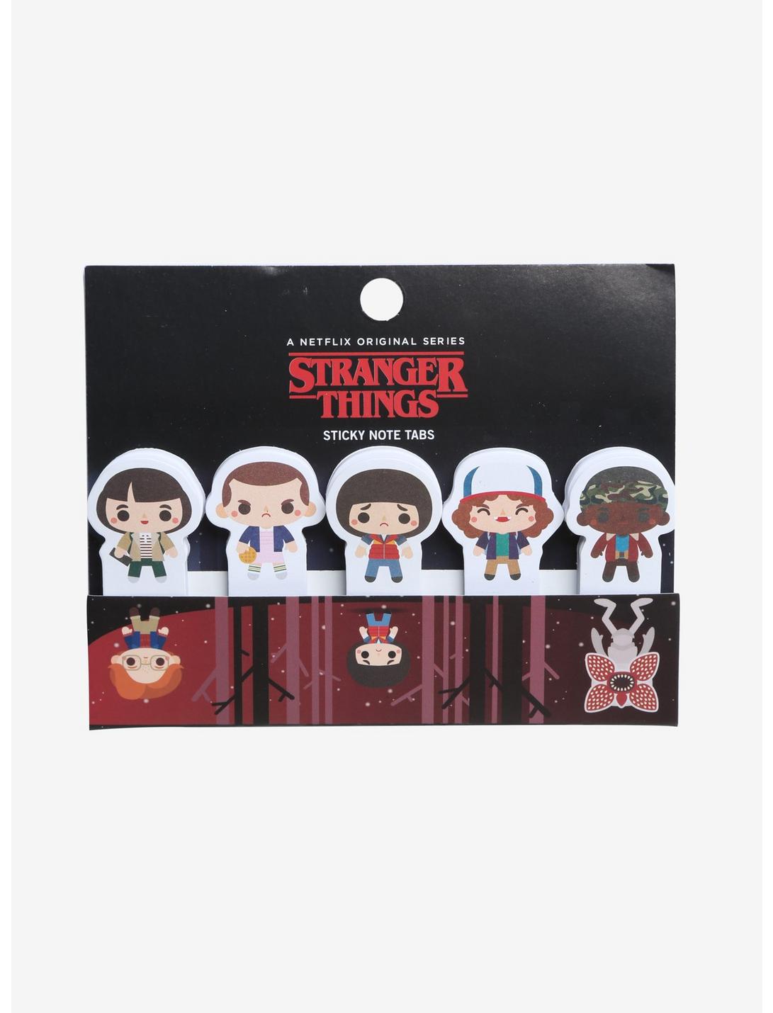 Loungefly Stranger Things Chibi Characters Sticky Tabs, , hi-res