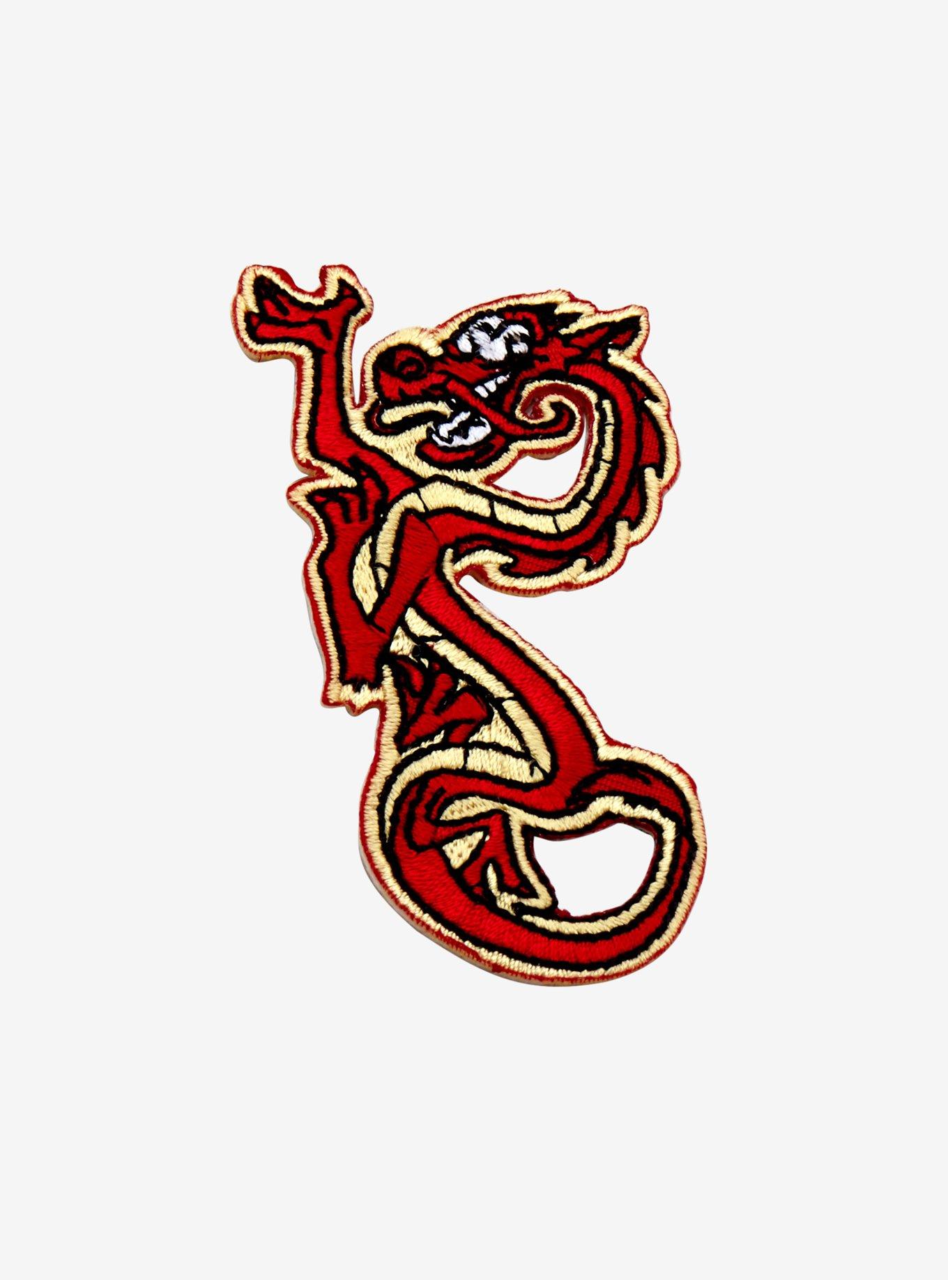 Disney Mulan Mushu Iron-On Patch, , hi-res