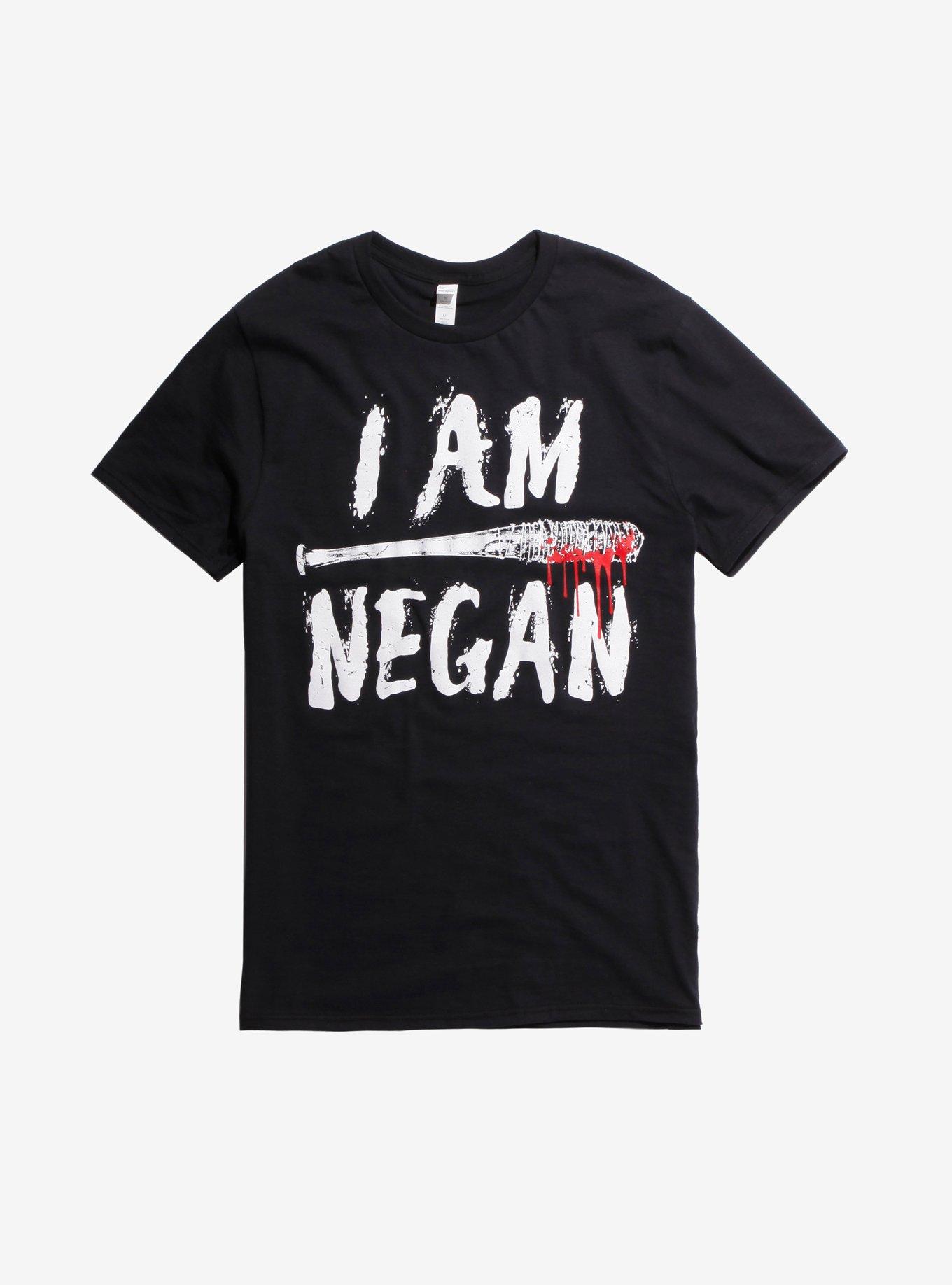 The Walking Dead I Am Negan T-Shirt, BLACK, hi-res