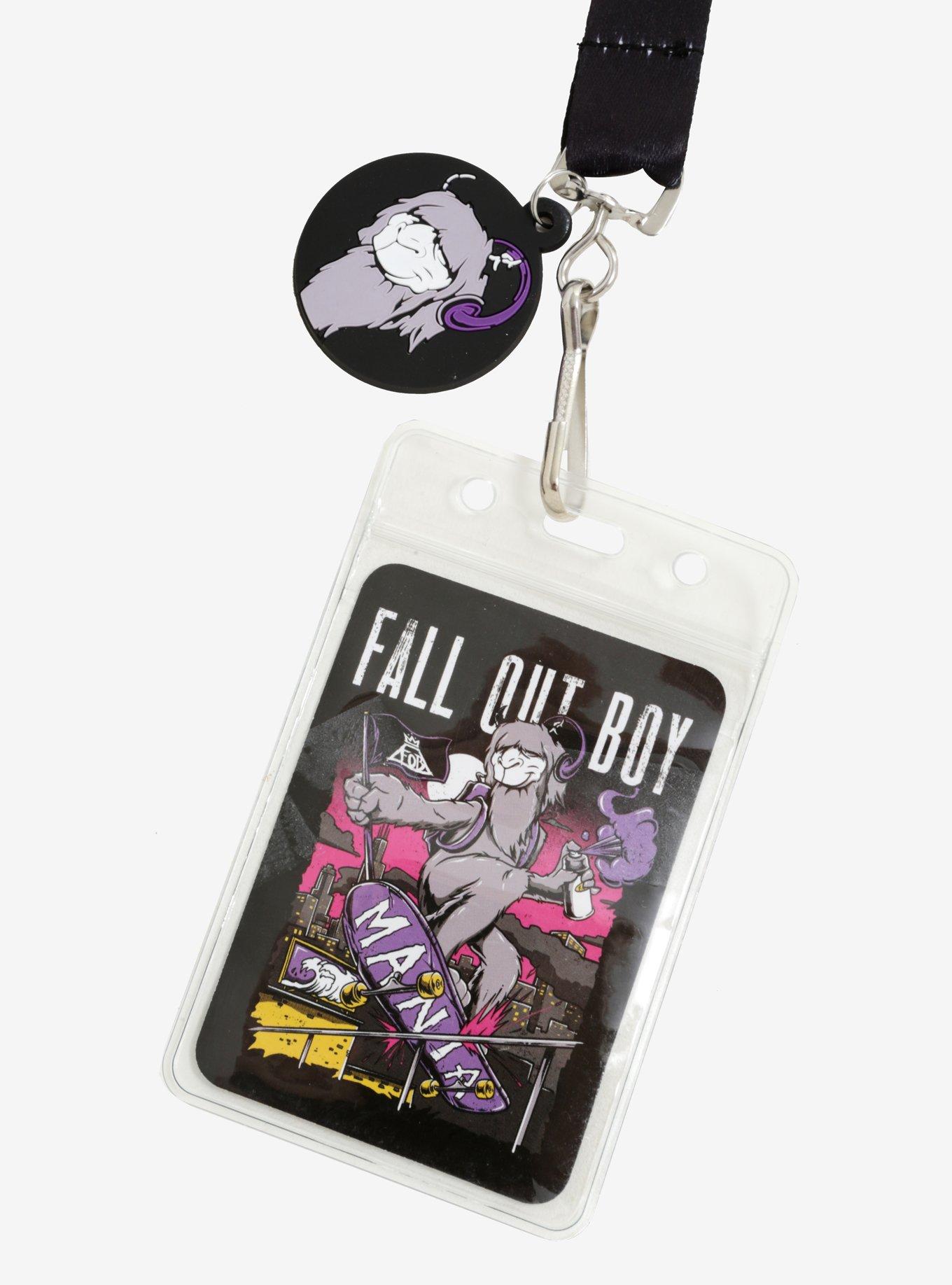 Fall Out Boy Mania Llama Lanyard, , hi-res