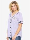 Lavender Caticorn Girls Baseball Jersey Plus Size, PURPLE, hi-res