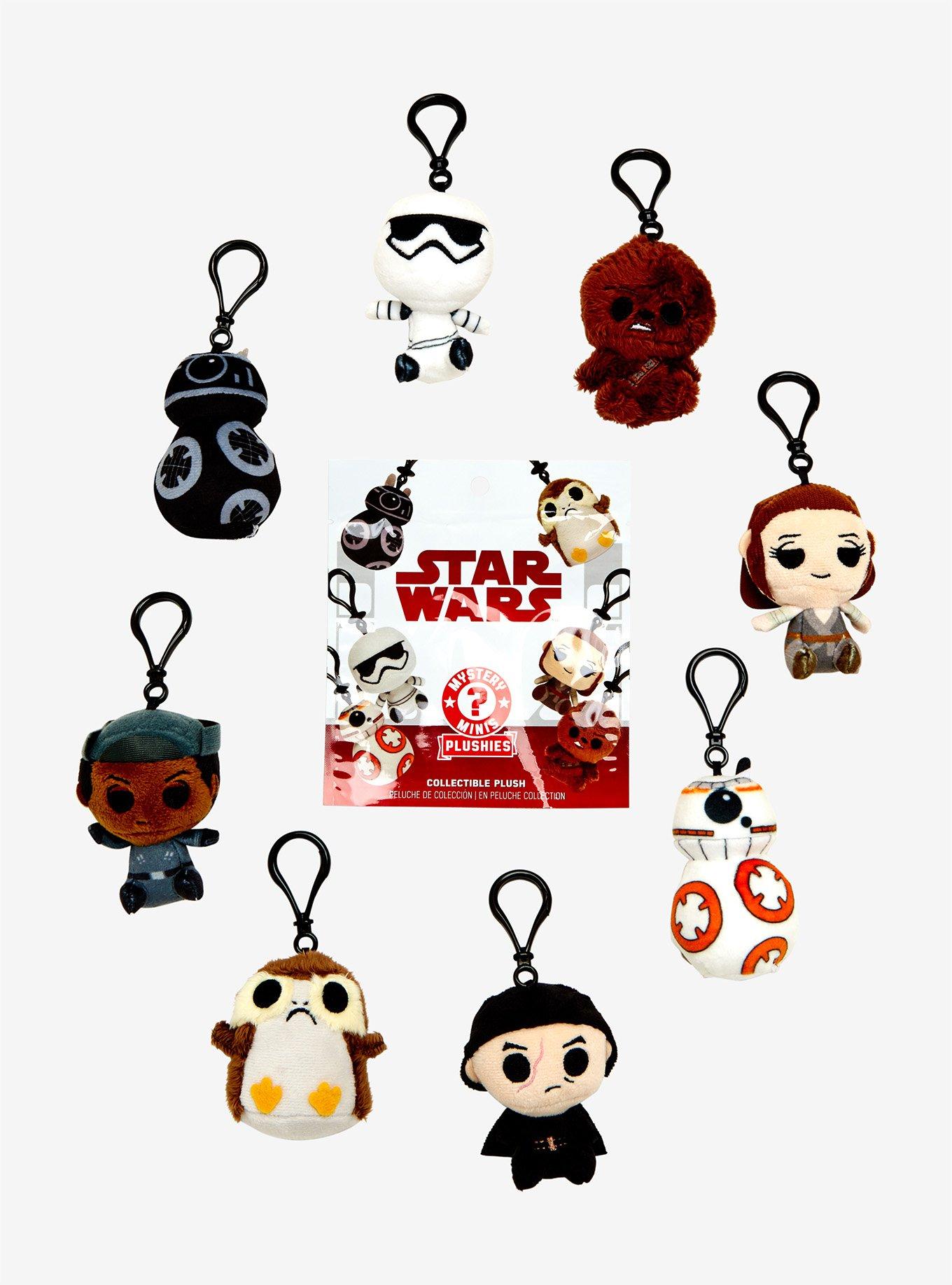 Funko Star Wars: The Last Jedi Mystery Minis Blind Bag Plush Key Chain, , hi-res