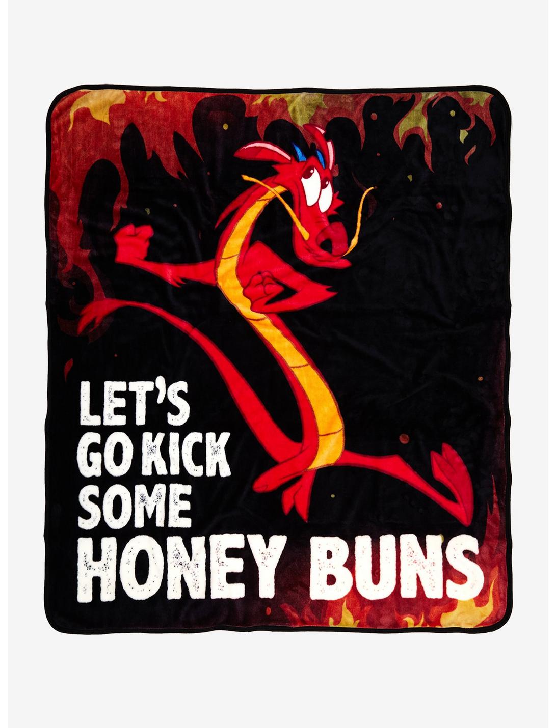 Disney Mulan Mushu Honey Buns Throw Blanket, , hi-res