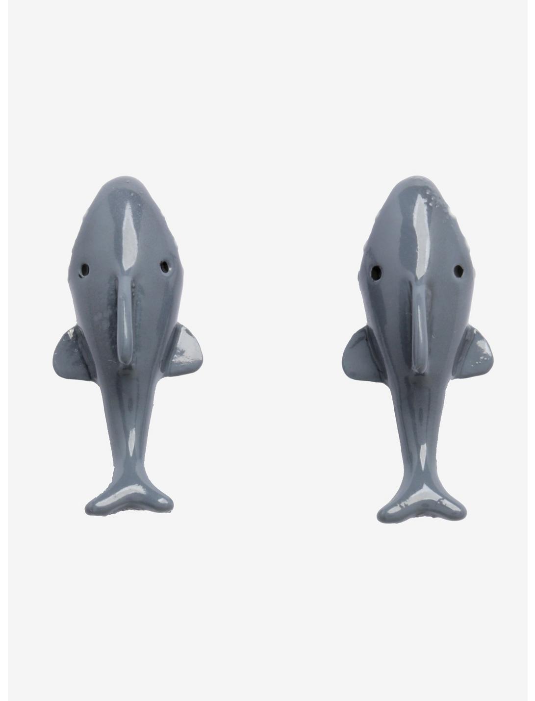 Blackheart Shark Bite Earrings, , hi-res