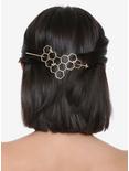 Gold Honeycomb Hair Pin, , hi-res