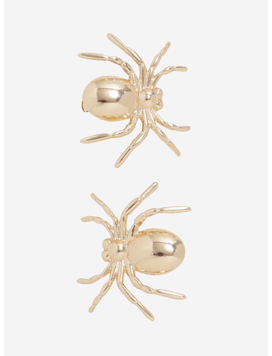 Blackheart Gold Spider Hair Clip Set, , hi-res