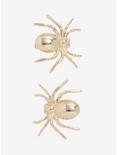Blackheart Gold Spider Hair Clip Set, , hi-res