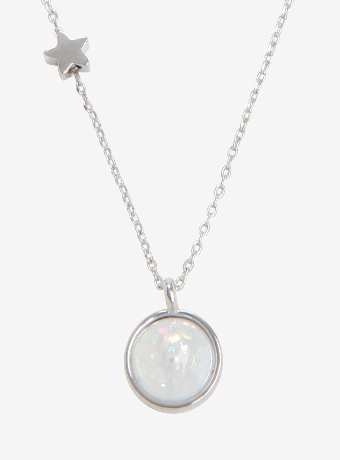 Saturn Planet Necklace, , hi-res