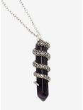 Blackheart Tentacle Wrapped Crystal Necklace, , hi-res