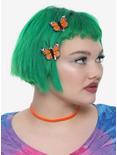 Blackheart Monarch Butterfly Hair Clip Set, , hi-res
