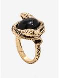 Blackheart Gold Duo Snake Head Ring, , hi-res