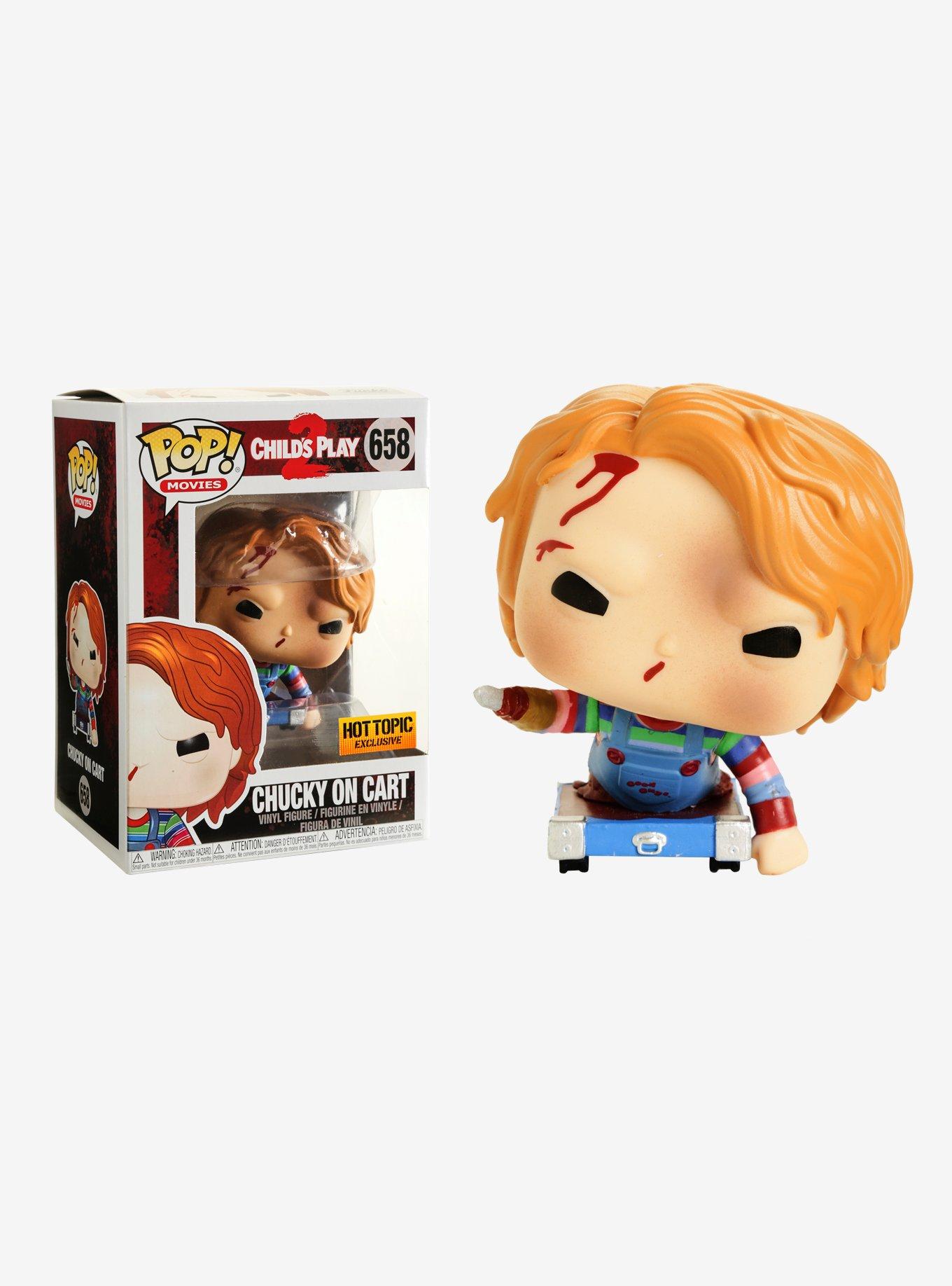 Funko Child's Play 2 Pop! Movies Chucky On Cart Vinyl Figure Hot Topic Exclusive, , hi-res