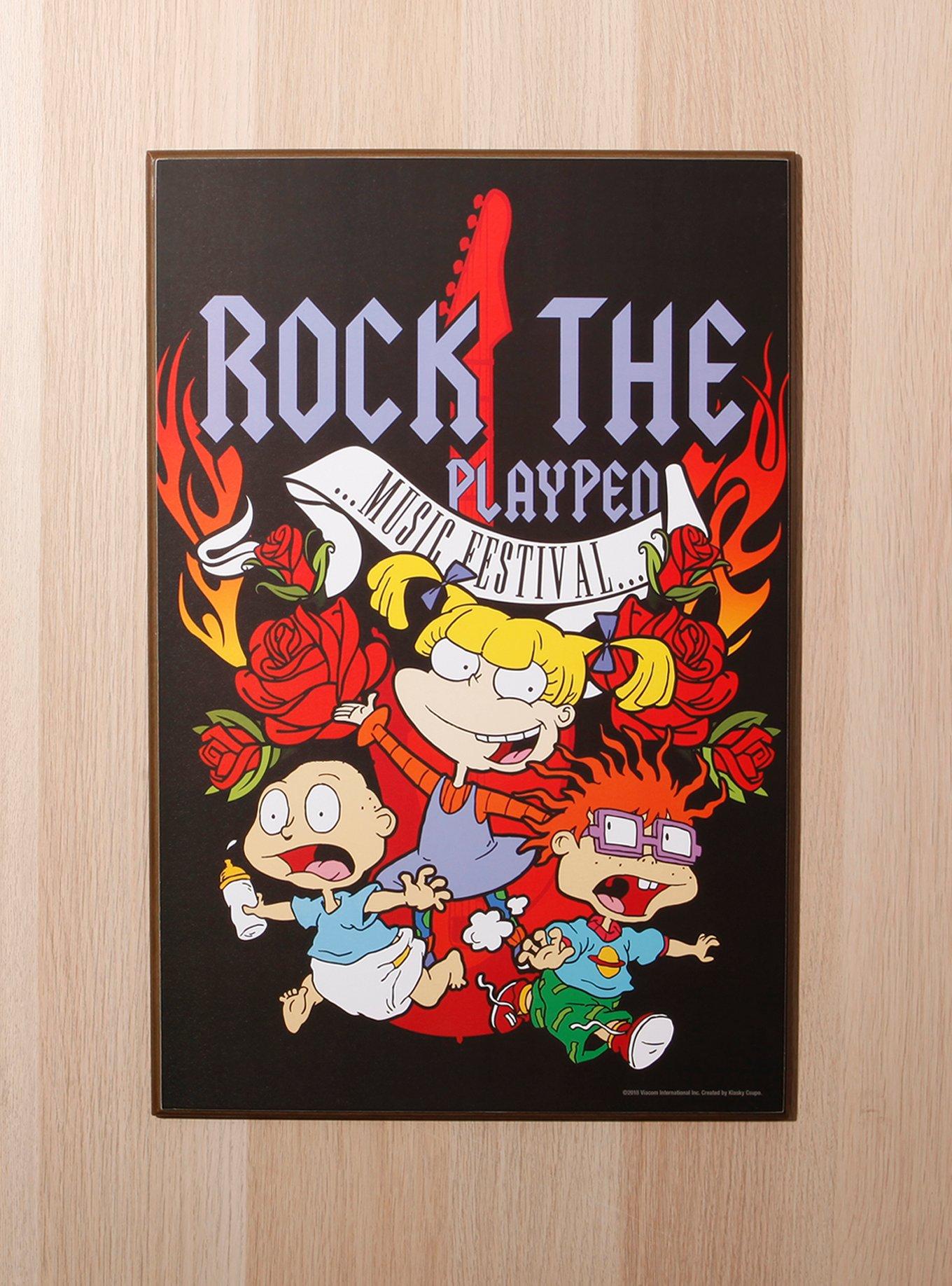 Rugrats Rock The Playpen Wood Wall Art, , hi-res