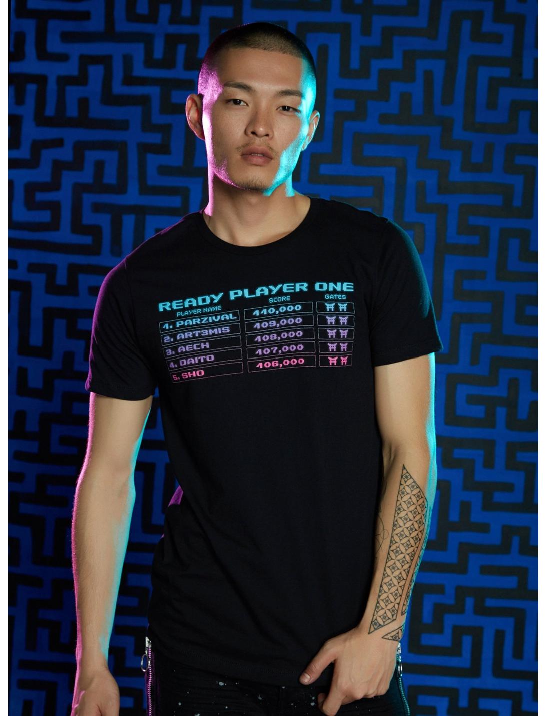 Ready Player One High Score T-Shirt, GREY, hi-res