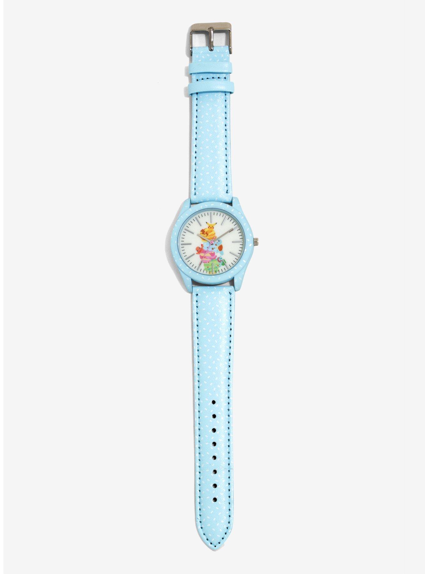 Pok&eacute;mon Pok&eacute;mikke Leather Watch - BoxLunch Exclusive, , hi-res