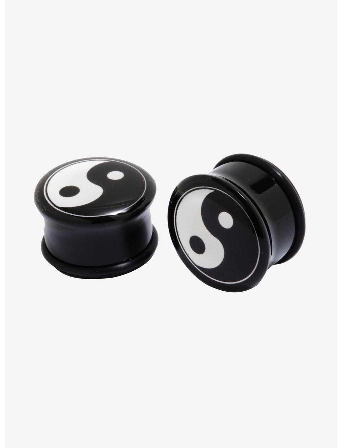 Acrylic Yin-Yang Plug 2 Pack, MULTI, hi-res