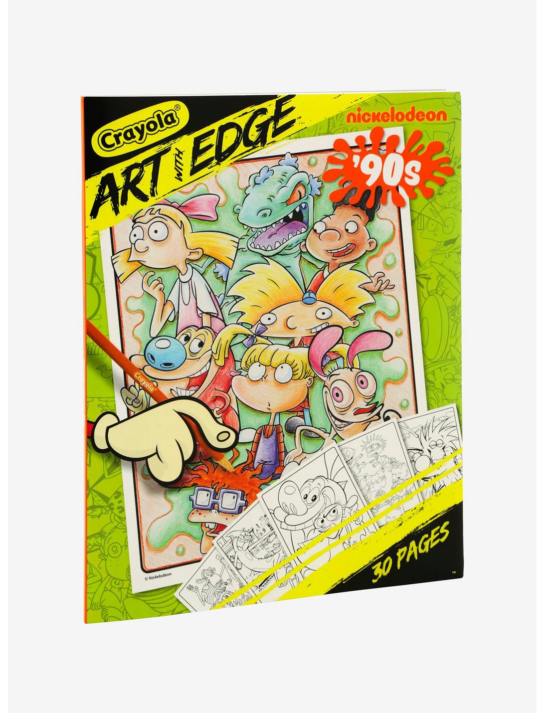 Crayola Art With Edge Nickelodeon '90s Coloring Book, , hi-res