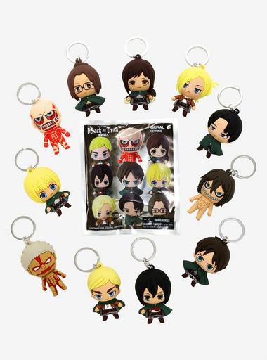 Conjunto Chibi de cartazes Ataque aos Titãs, MERCHANDISING