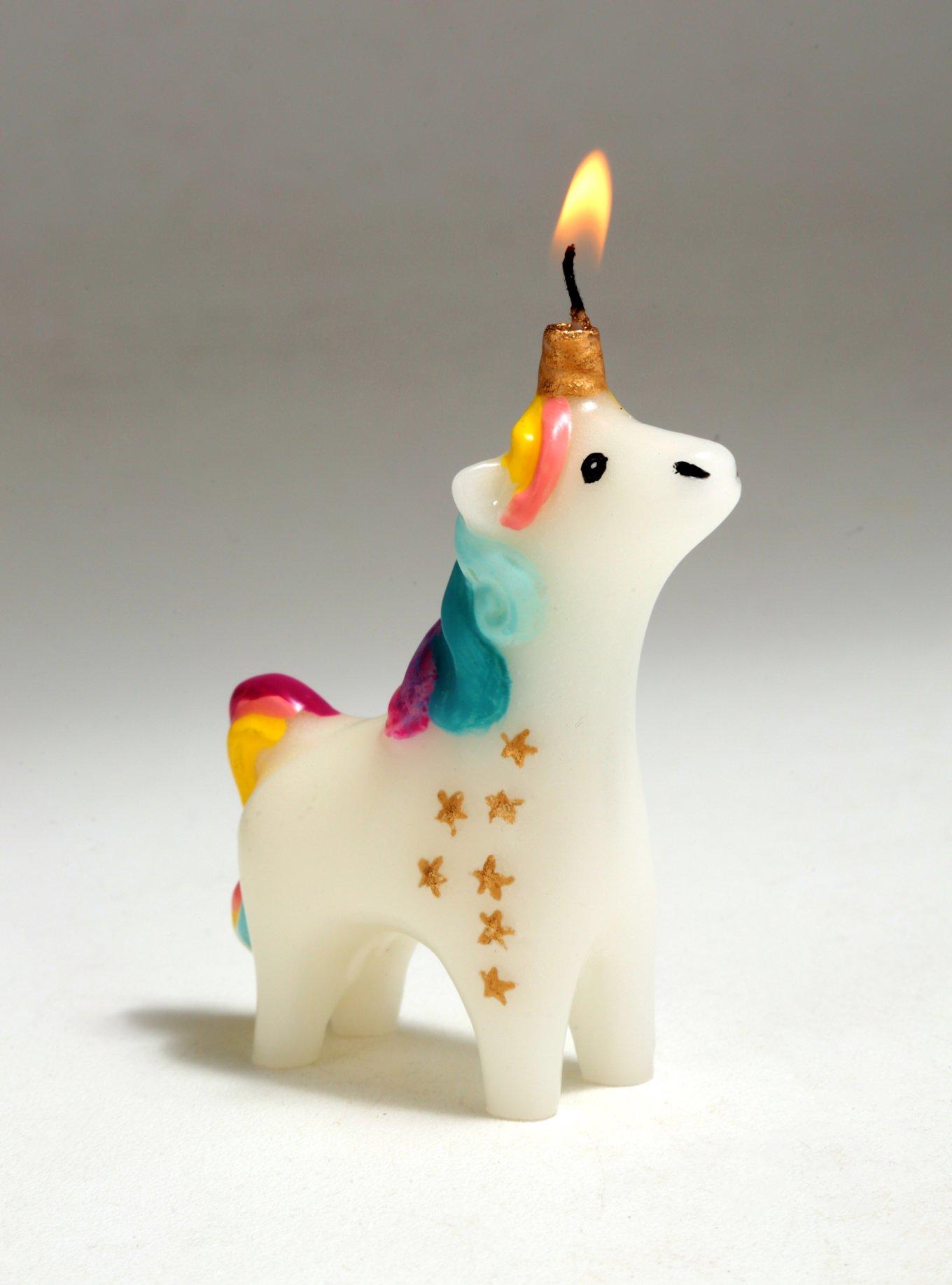 Make A Wish Unicorn Candle, , hi-res