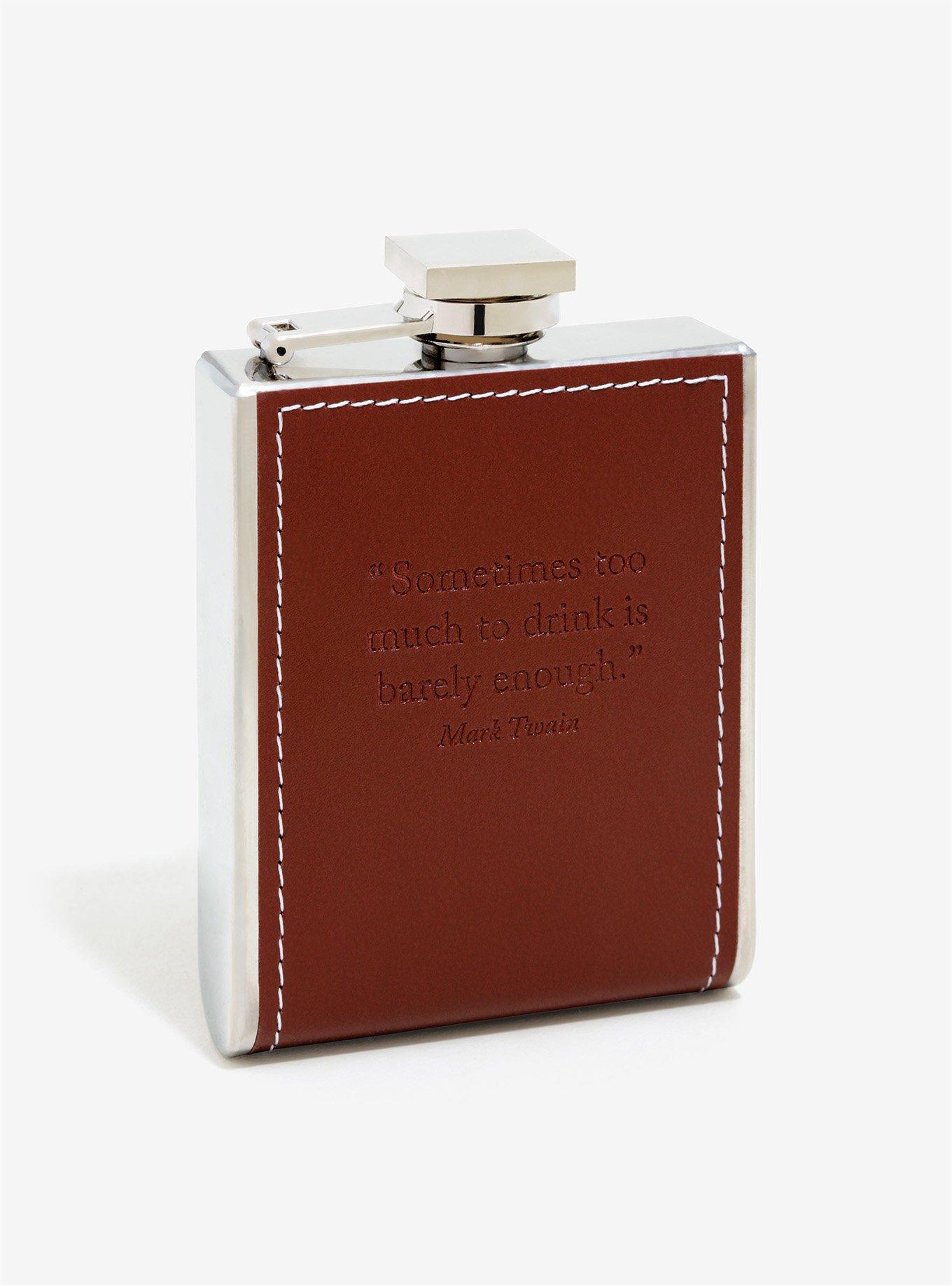 Mark Twain Quote Flask, , hi-res