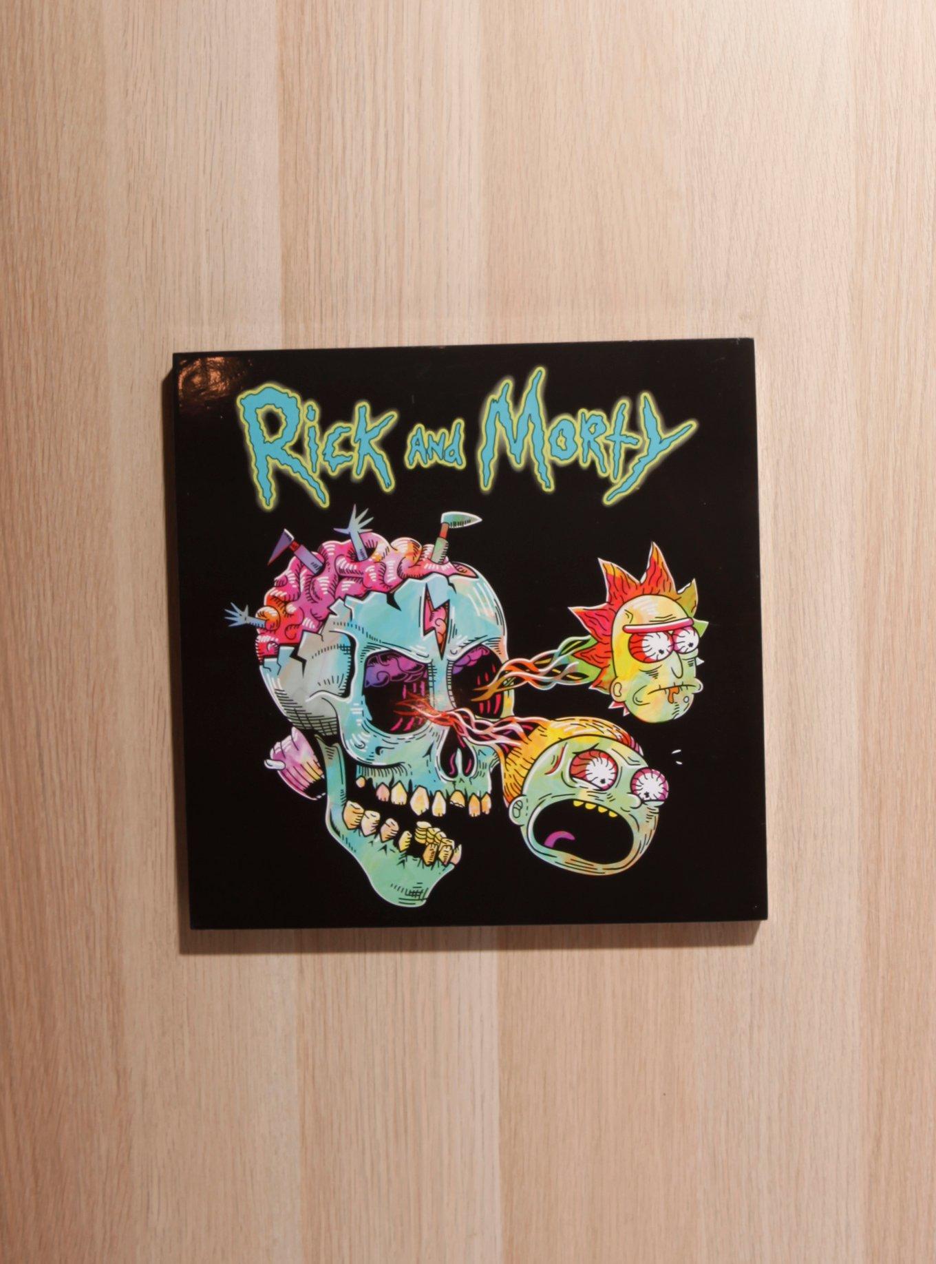 Rick And Morty Skull Wall Art, , hi-res
