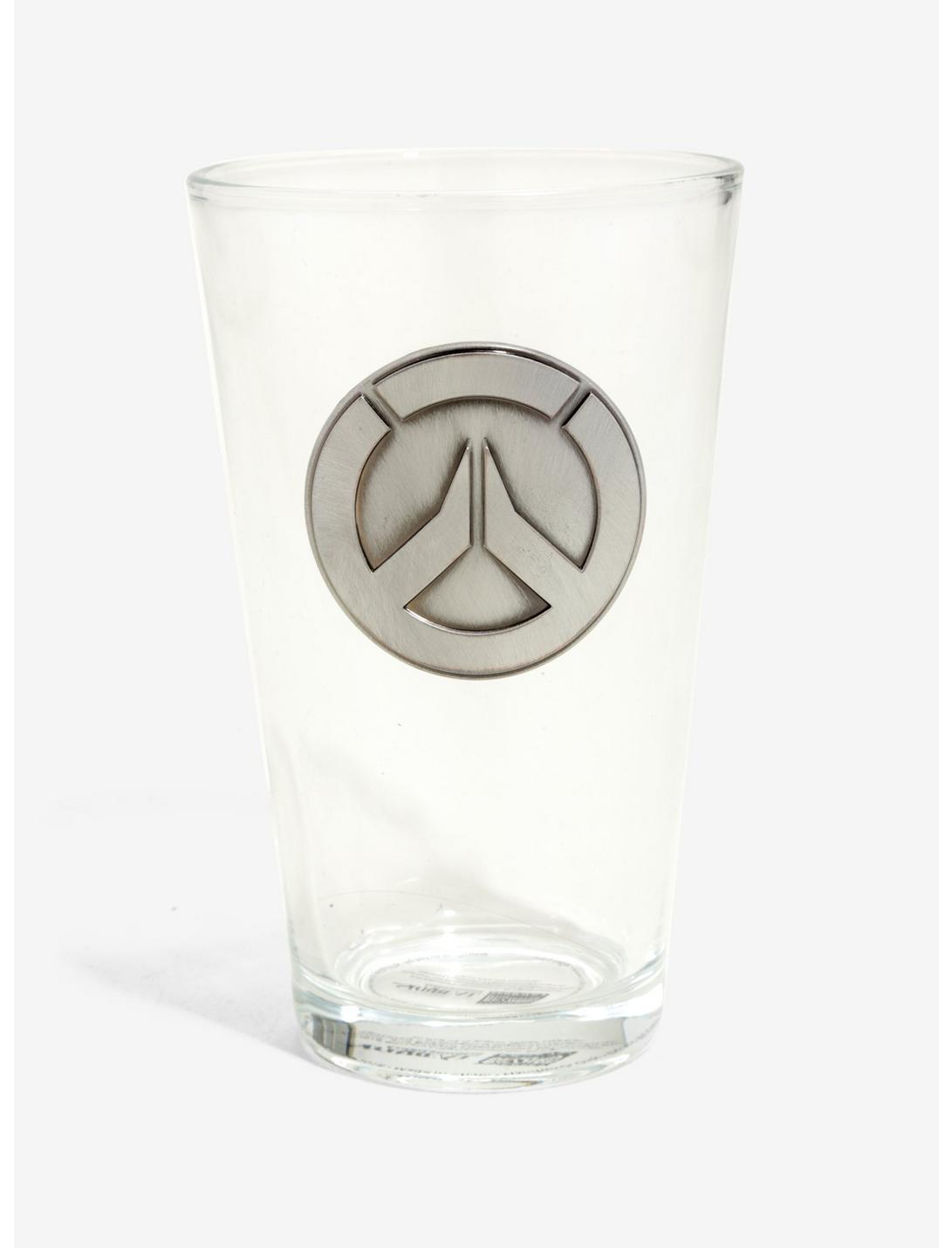 Overwatch Metal Emblem Pint Glass, , hi-res