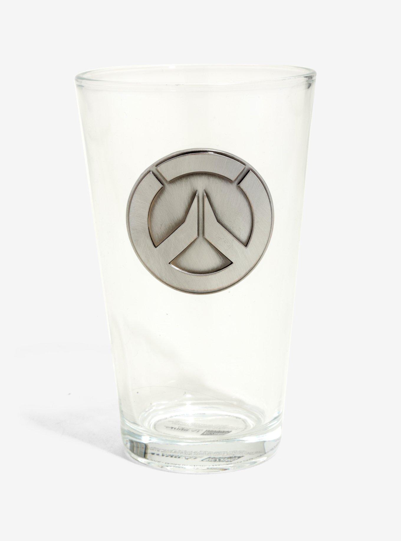 Overwatch Metal Emblem Pint Glass, , hi-res