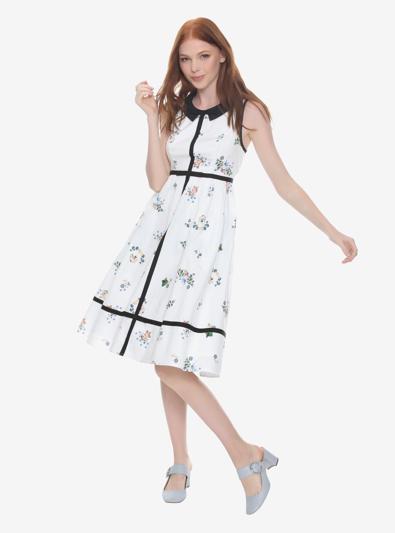 Disney Alice In Wonderland Afternoon Tea Dress, MULTI, hi-res