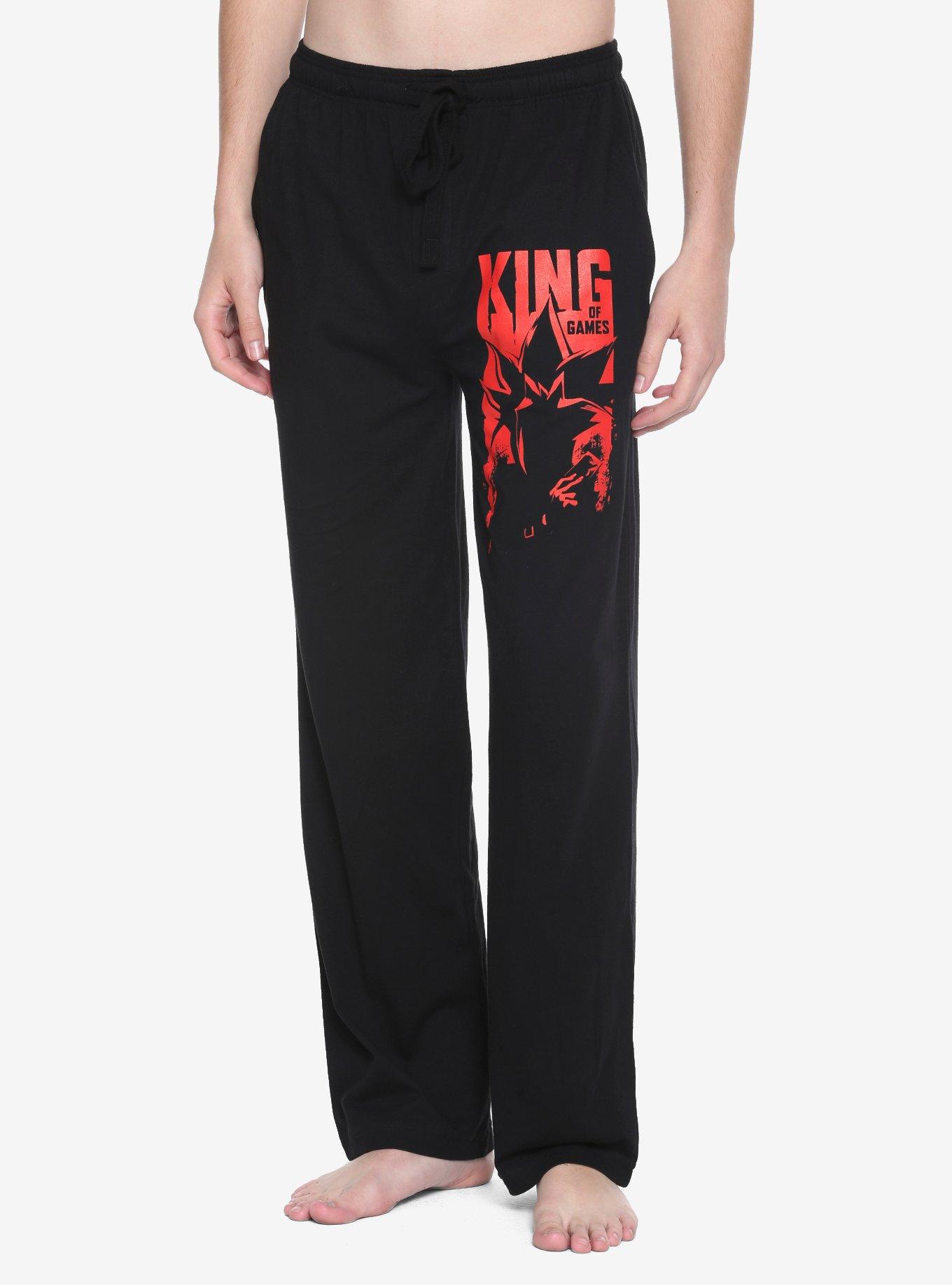 Yu-Gi-Oh! King Of Games Guys Pajama Pants, BLACK, hi-res