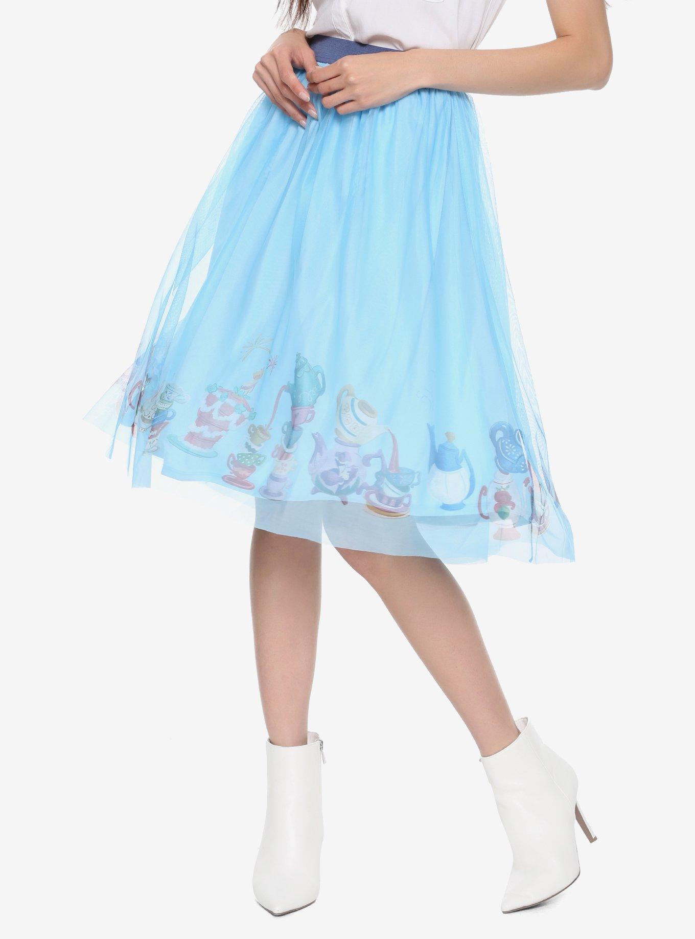 Disney Alice In Wonderland Border Print Skirt, MULTI, hi-res