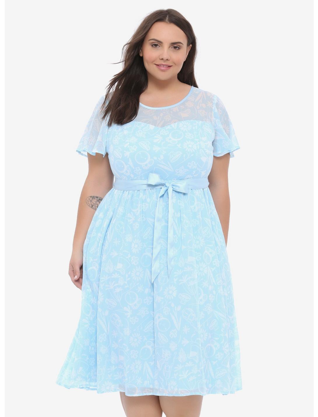 Disney Alice In Wonderland Tea Party Hostess Dress Plus Size, MULTI, hi-res