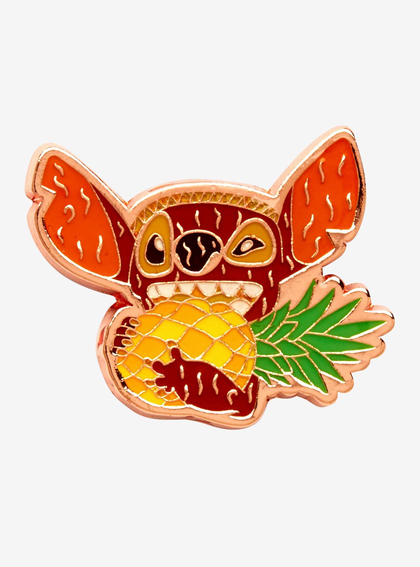 Loungefly Disney Lilo & Stitch Tiki Stitch Enamel Pin, , hi-res