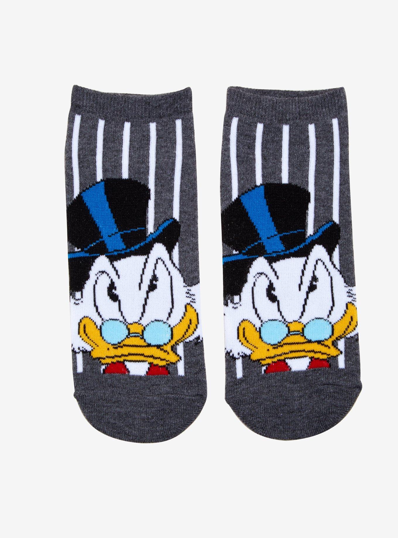 Disney Ducktales Scrooge Mcduck No Show Socks Hot Topic 8218