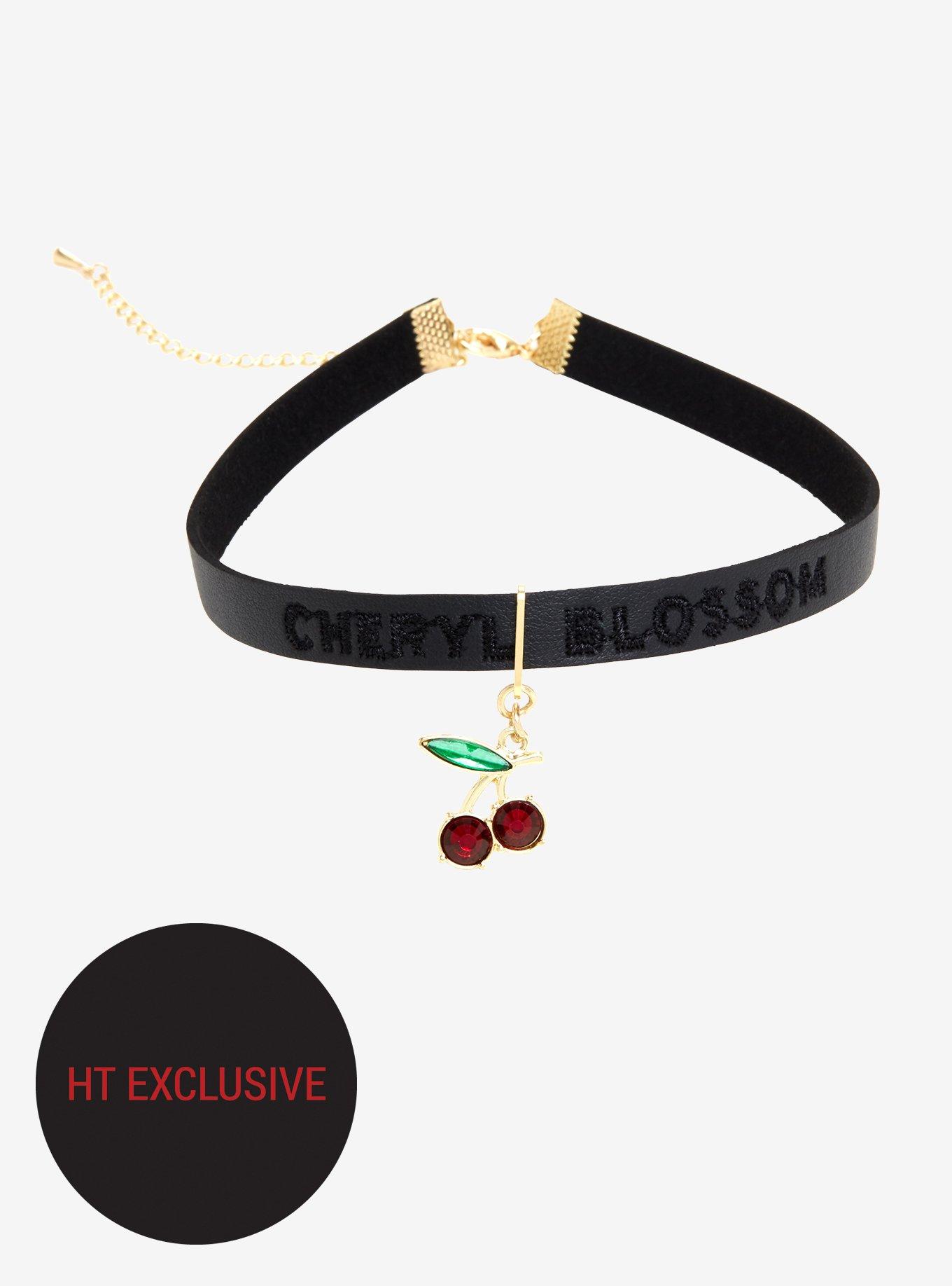 Riverdale Cherry Choker Hot Topic Exclusive, , hi-res